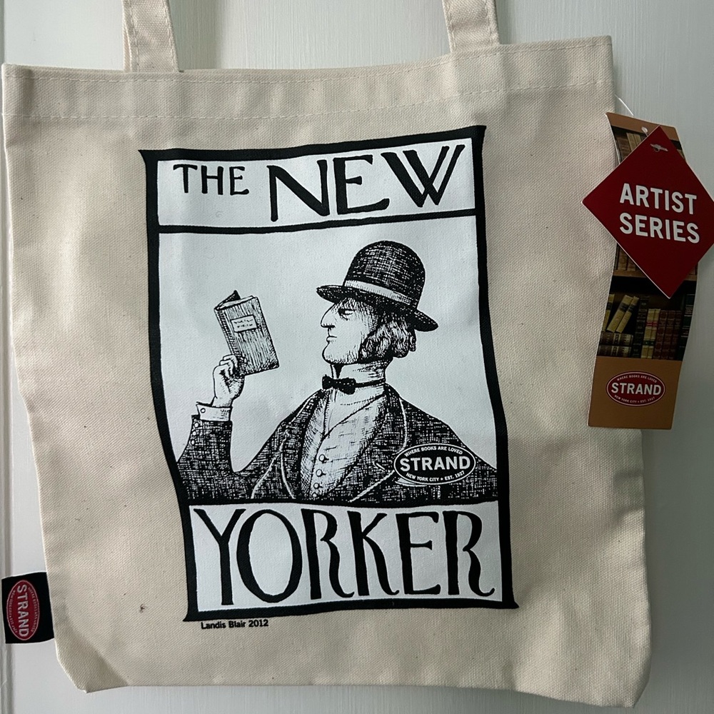 NWT New Yorker Tote Bag Strand Collab Artist Series